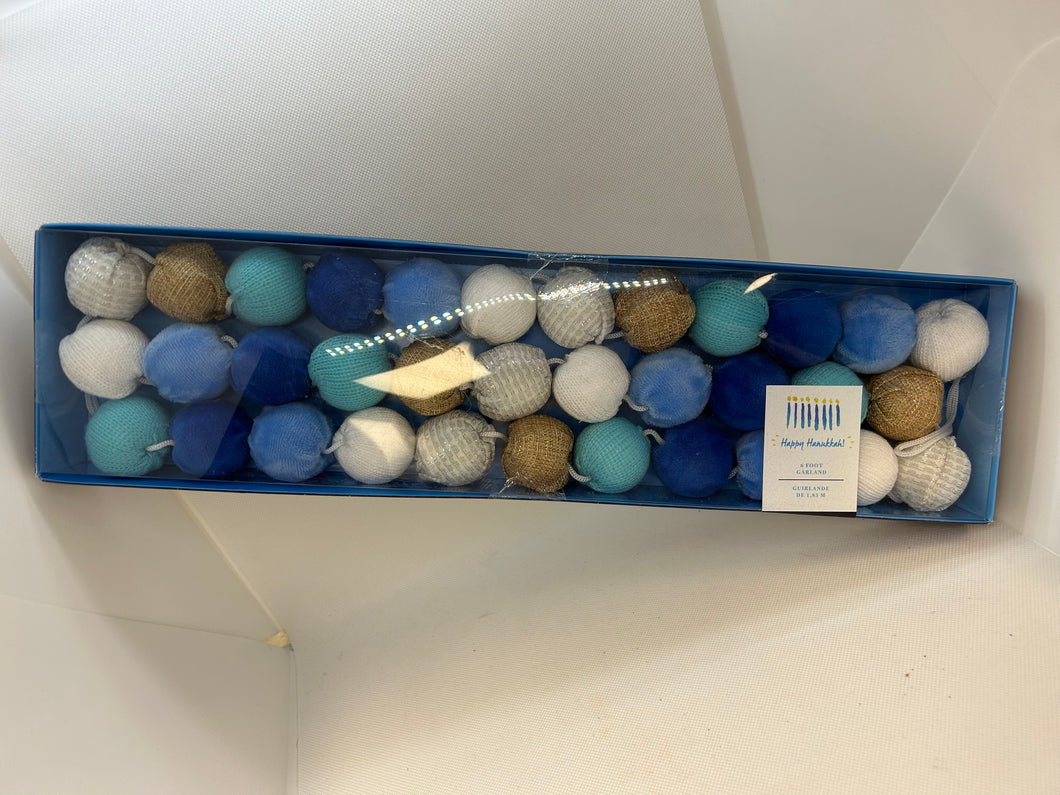 Hanukkah garland