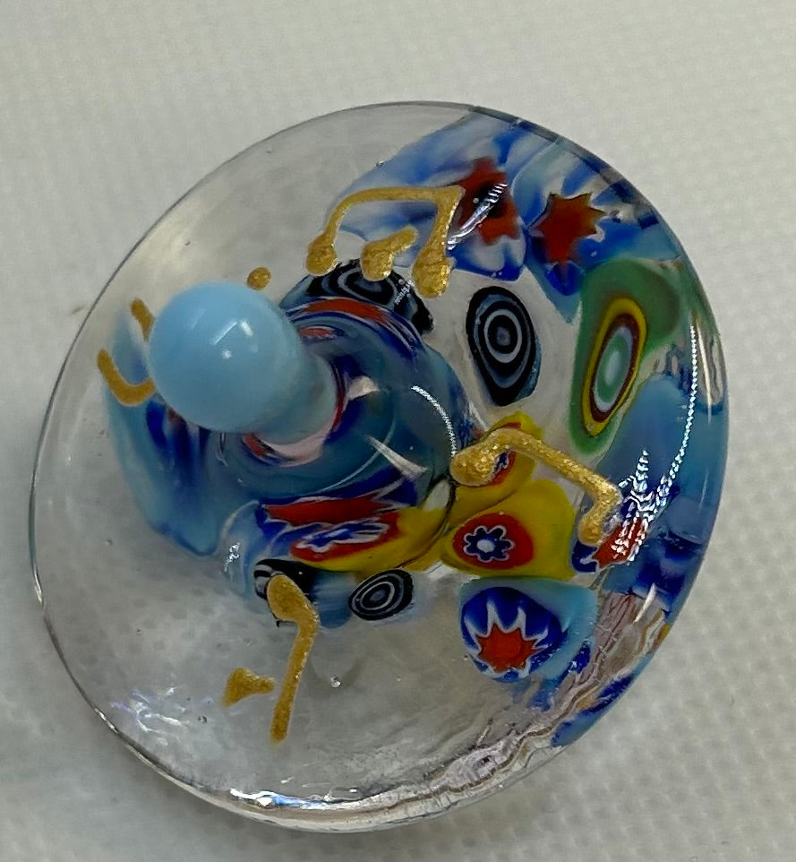 Dreidel- murano glass