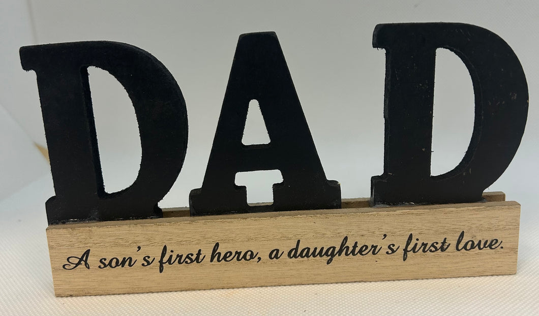Dad plaque