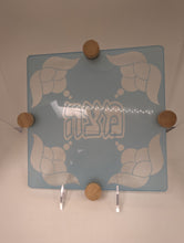 Load image into Gallery viewer, matzoh plate and seder plate set
