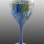 Load image into Gallery viewer, Art on Glass Kiddush Cup
