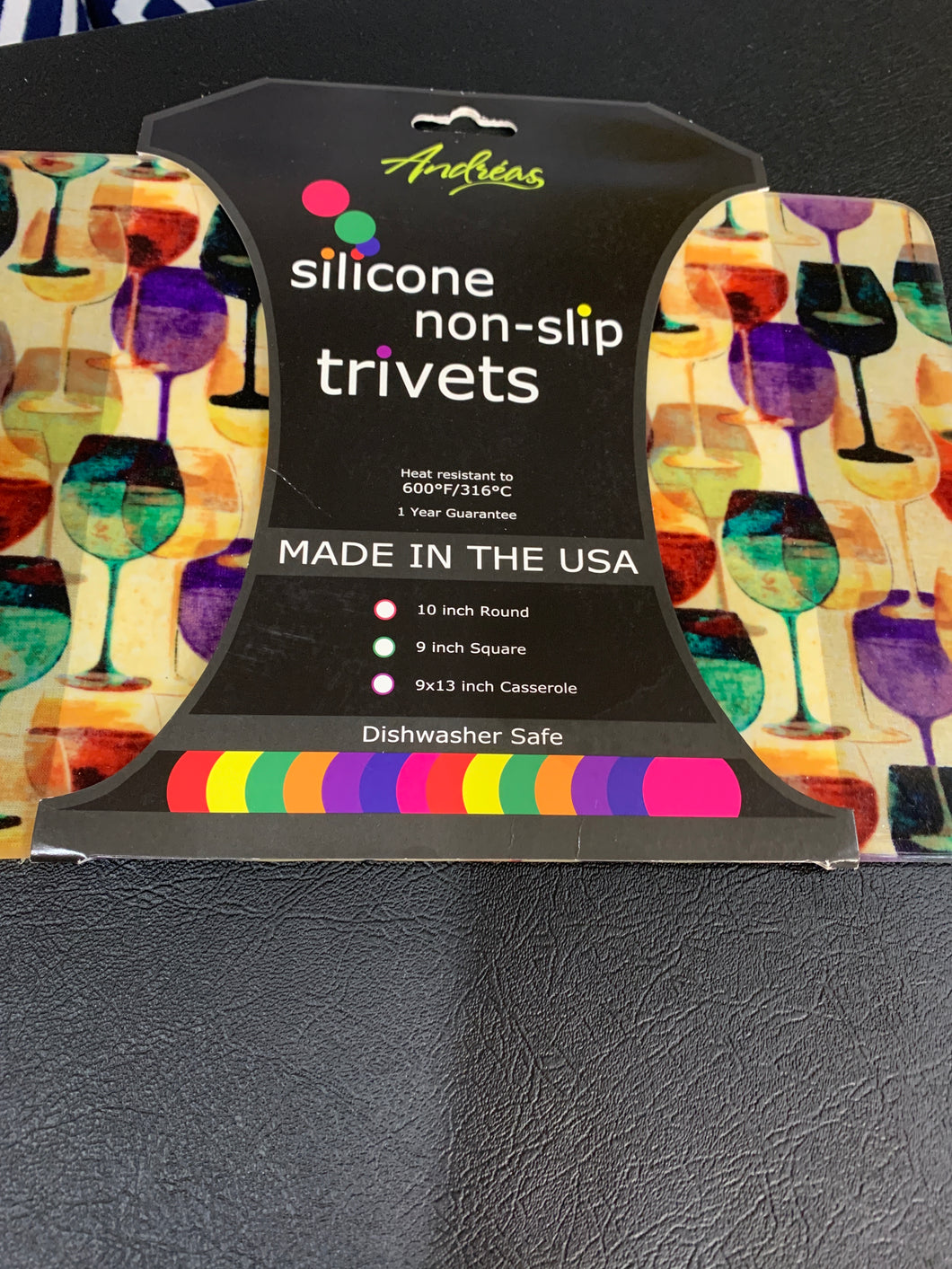 Andreas Silicone Vino Glasses Casserole Trivet