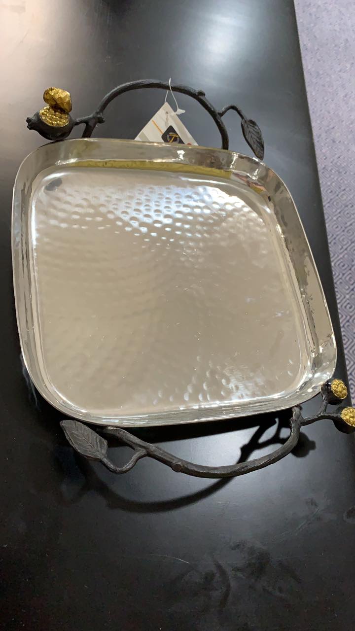 Classic Touch Square Serving Tray