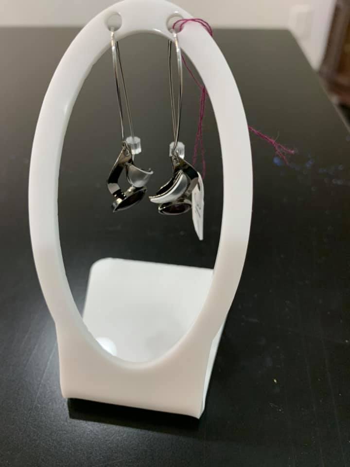 Crono Design Drop Earrings