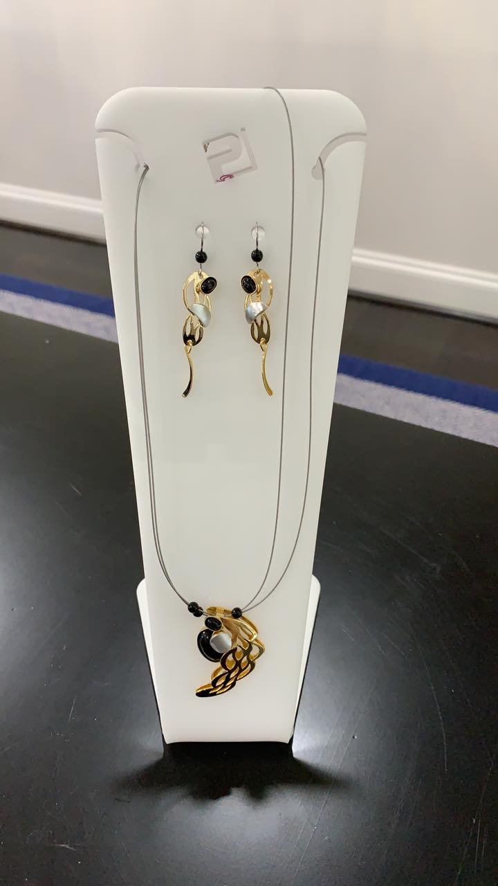 Crono Design Set - Earrings & Necklace