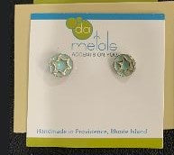 Load image into Gallery viewer, DaMetals Star of David Stud Earrings
