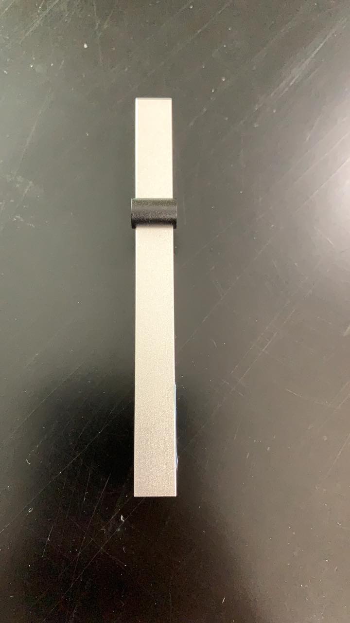 Dabbah Silver & Black Mezuzah