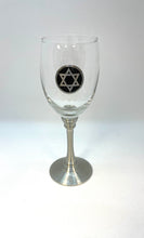 Load image into Gallery viewer, Glass &amp; Pewter Wine Cup
