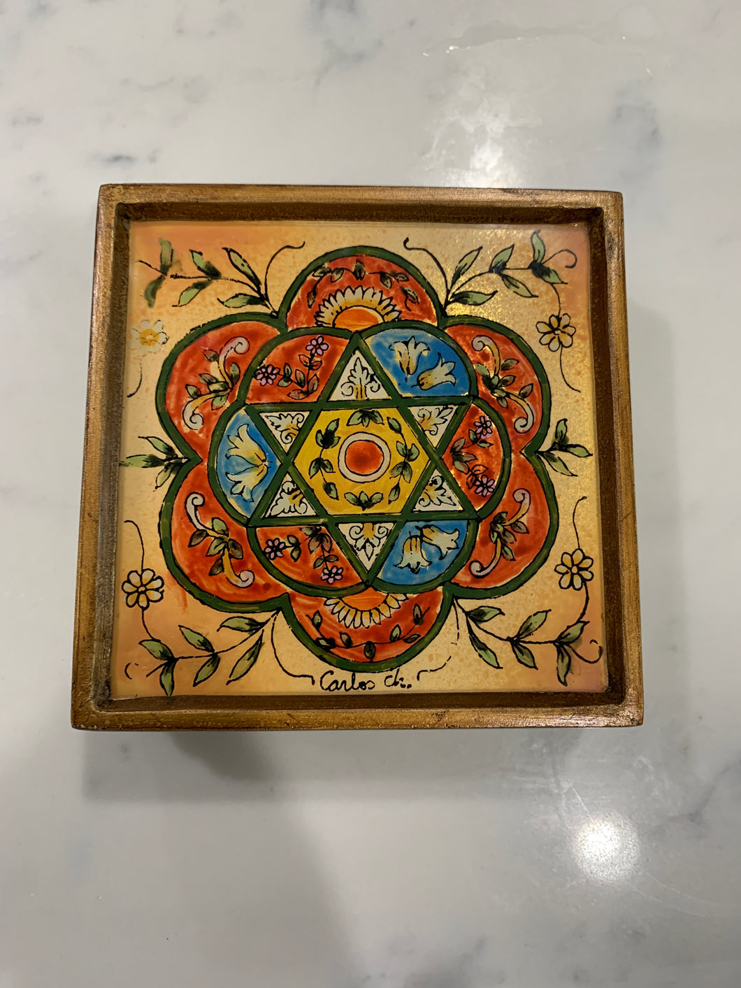 Badash 4piece Coaster Set Star of David
