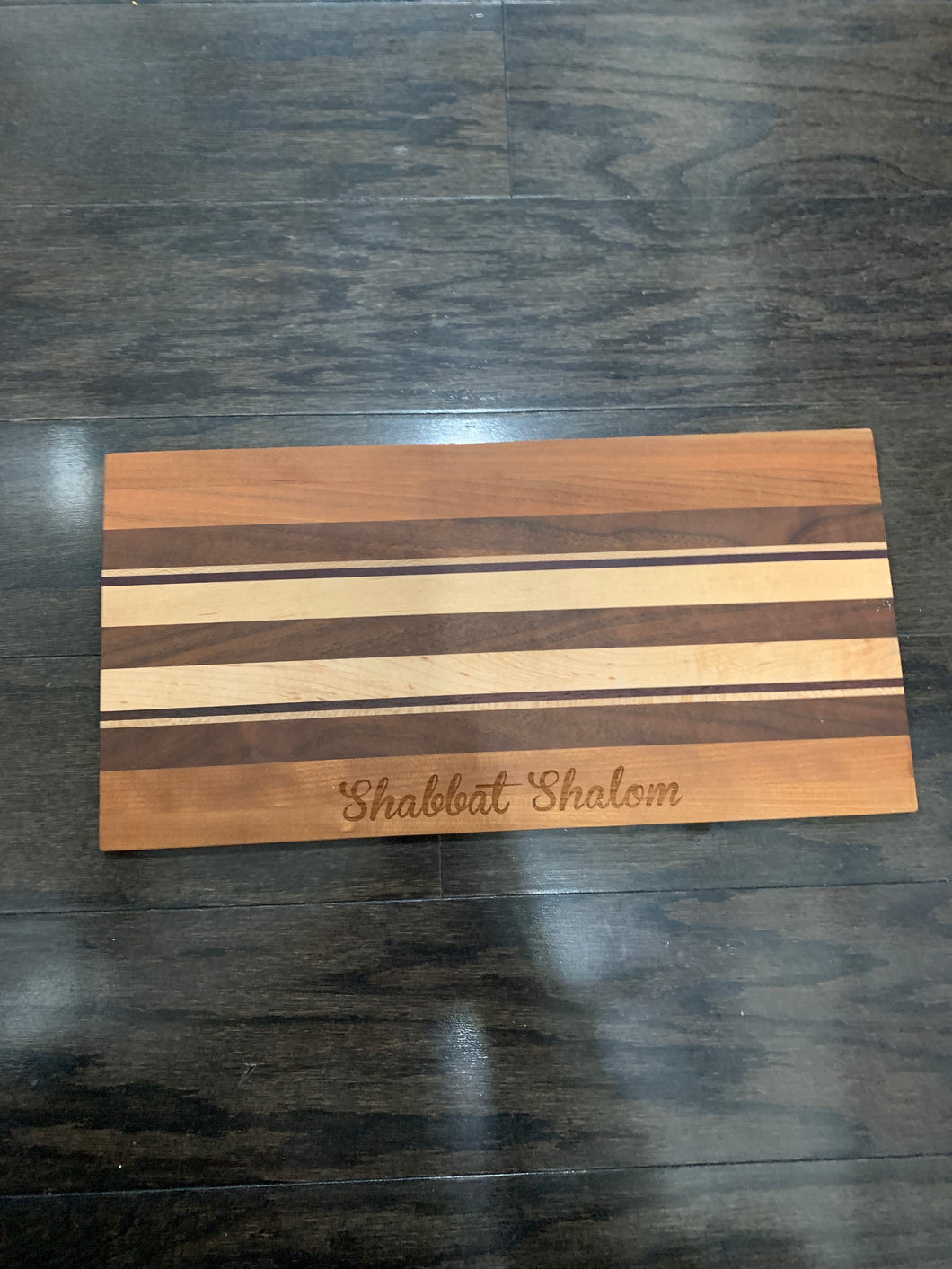 Shabbat Shalom Engraved Board
