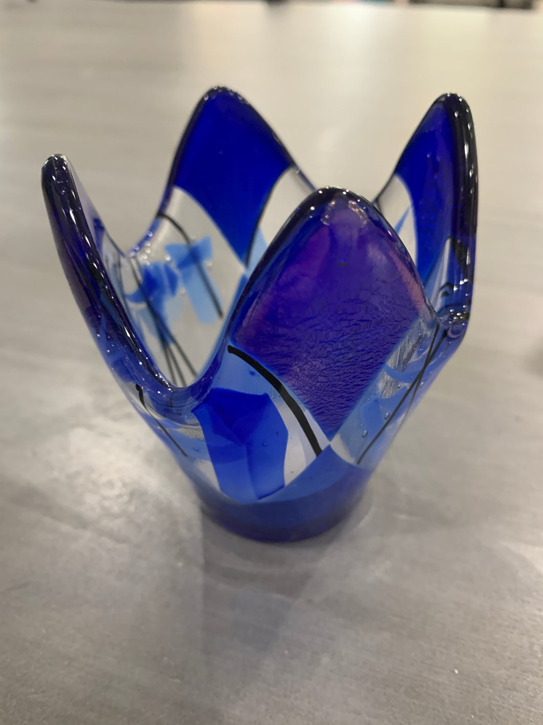 Me 2 U Blue Iris Candle Cup