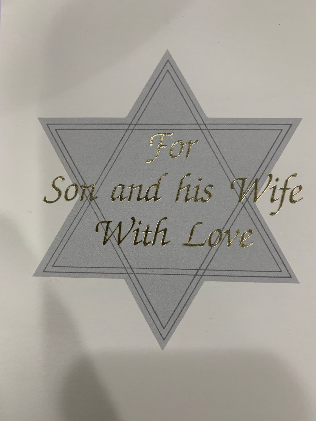 For Son and his Wife with Love Card