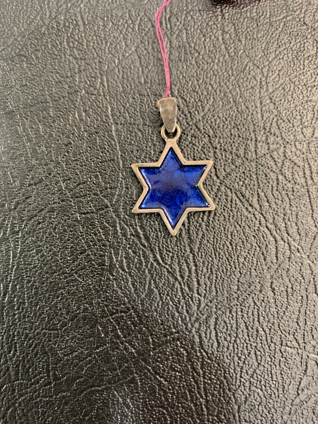 Blue Star of David Charm