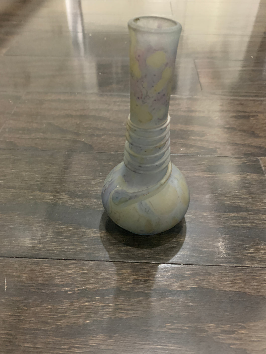 Israeli Glass Bud Vase