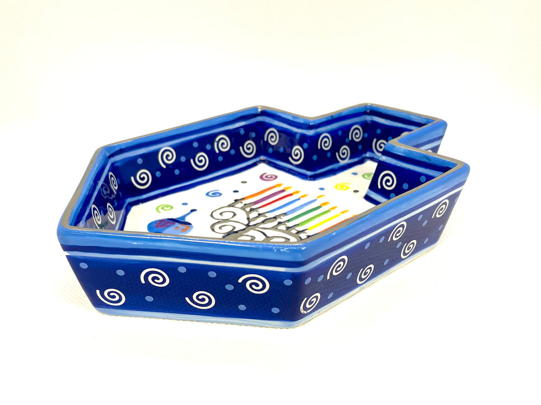 Dreidel candy dish