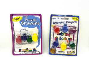 Hanukkah Dreidel Crayons