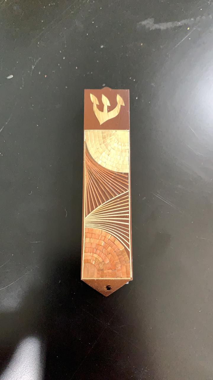 House of Raasche Wooden Mezuzah