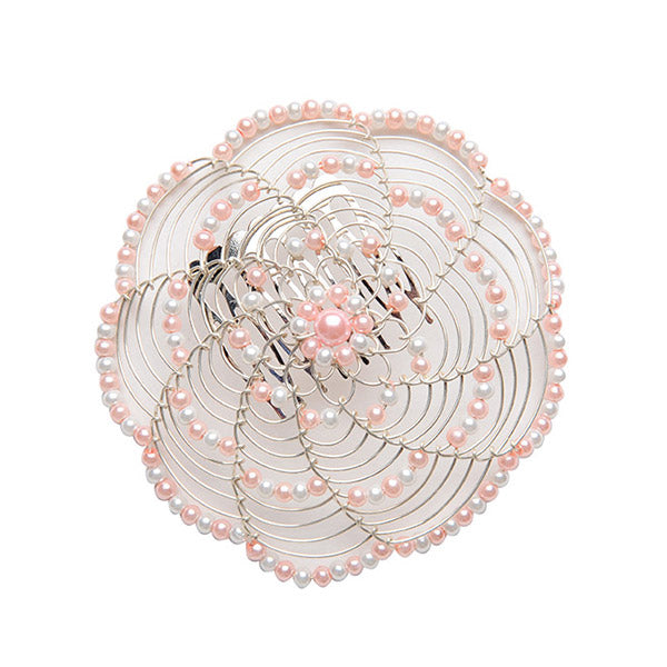 Pink & White Yarmulke