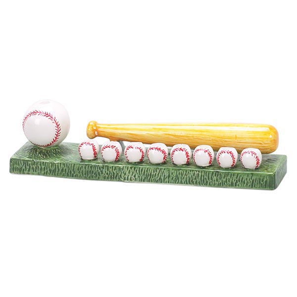 Ceramic Baseball Menorah