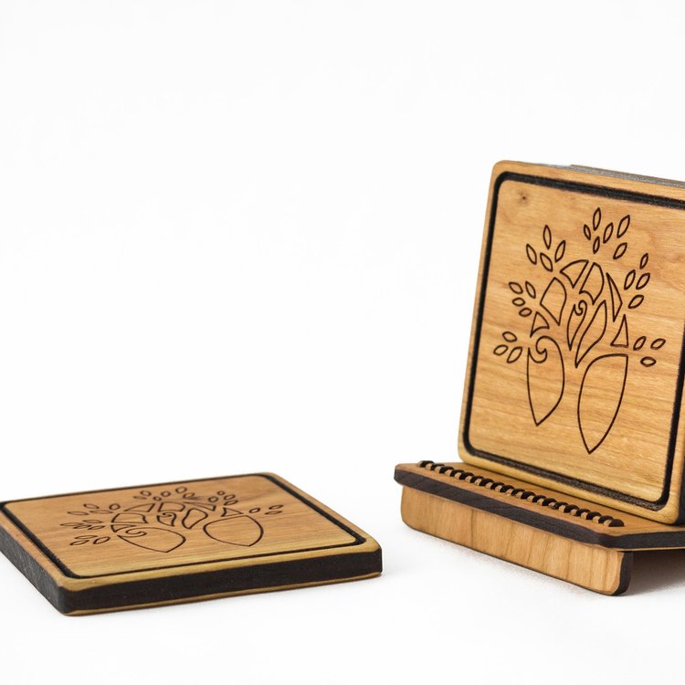 Coaster Set - Tree