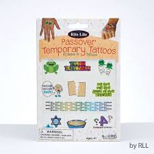 Passover temporary tattoos