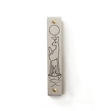 Emily Rosenfeld Deer Mezuzah