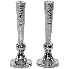 Candlesticks - Hammered Nickel