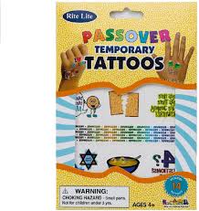 Passover temporary tattoos