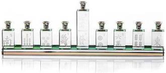 Mah jongg Crystal Menorah