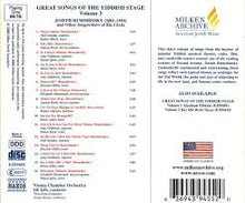 Load image into Gallery viewer, Joseph Rumshinsky: Great Sounds of the Yiddish Stage, Volume 3 CD

