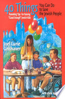 Book - '40 Things You Can Do To Save The Jewish People'