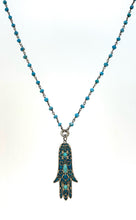 Load image into Gallery viewer, Michal Golan Hamsa Necklace
