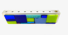 Load image into Gallery viewer, Hanukkah Menorah - Gary Rosenthal, Metal and Glass
