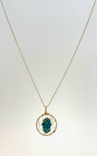 Load image into Gallery viewer, Dream Catcher Necklace - Opal Hamsa
