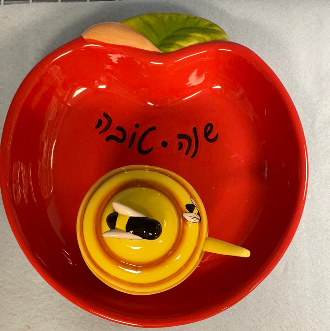 Ceramic Apple and honey set