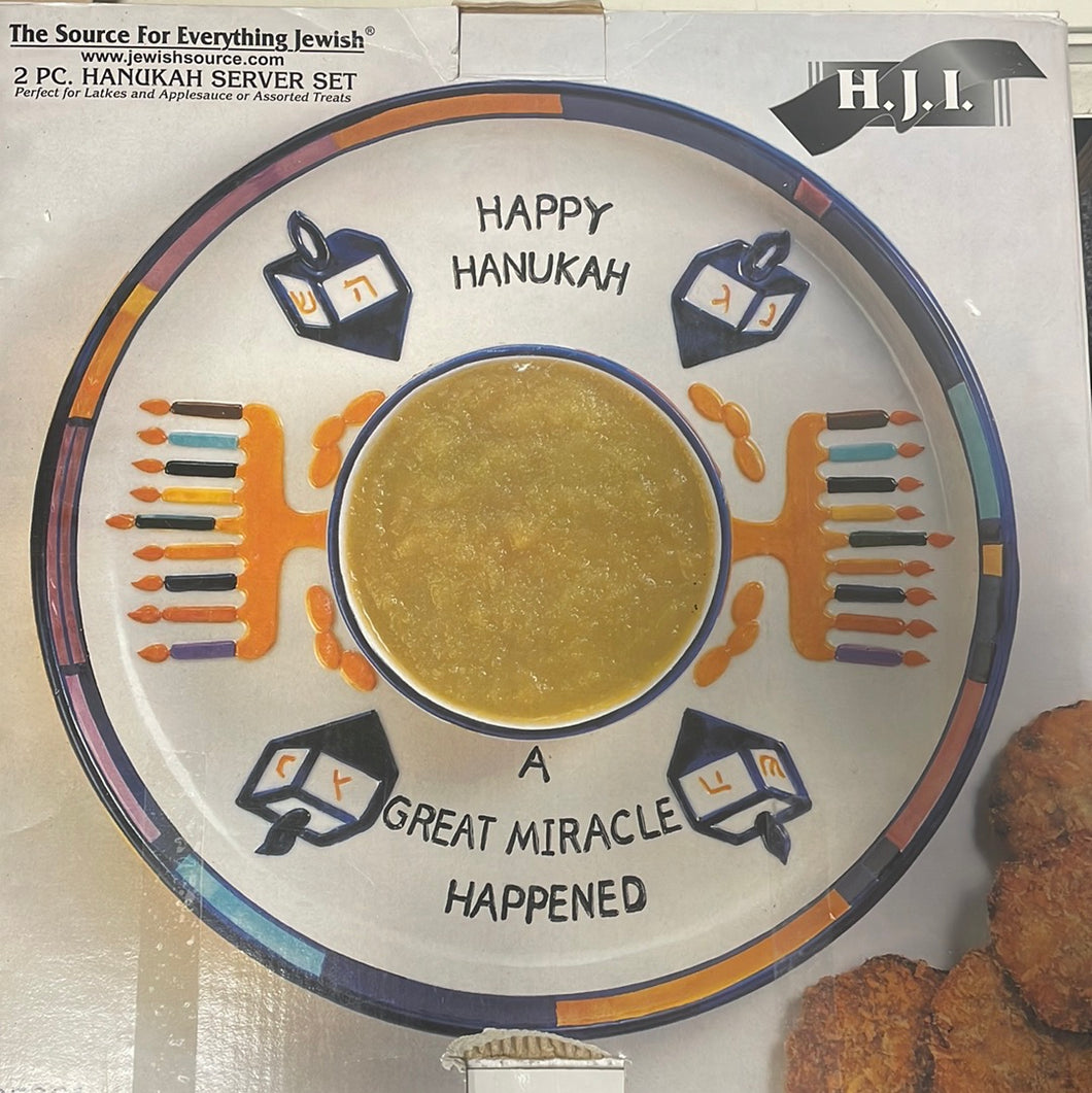 Hanukkah Latke Serving Dish