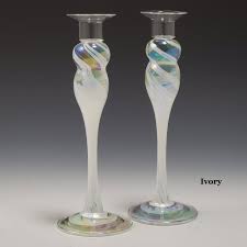 Hudson Glass Candlesticks