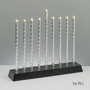 Diamond Cut LED Menorah