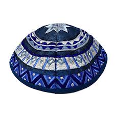 Yair Emanuel Kippah, Embroidered