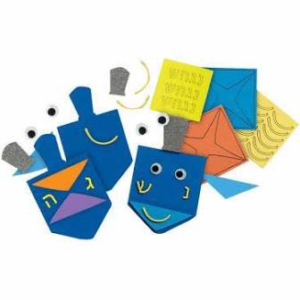 Hanukkah Foam Dreidel Kit