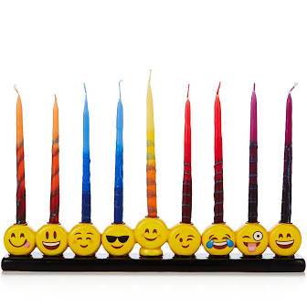 Emoji Menorah
