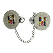 Round Ornamental Hoshen Tallit Clips