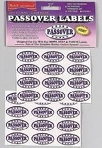 Kosher Labels - Passover