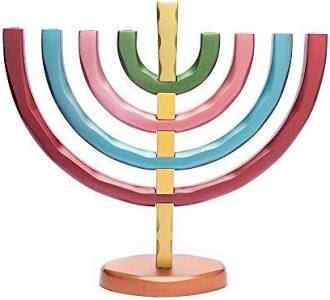 Yair Emanuel Anodized Aluminum Chanukkiah