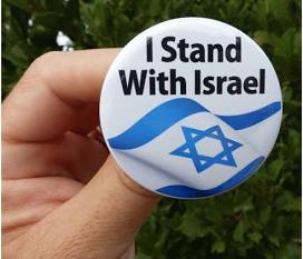 I Stand with Israel Button