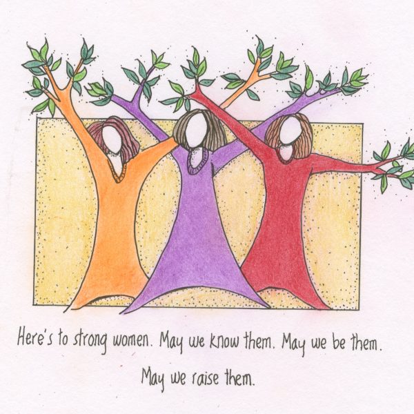 John DiAmicis 3 Strong Women Framed Print